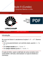 Conjuntos Abertos e Limite em Cálculo II