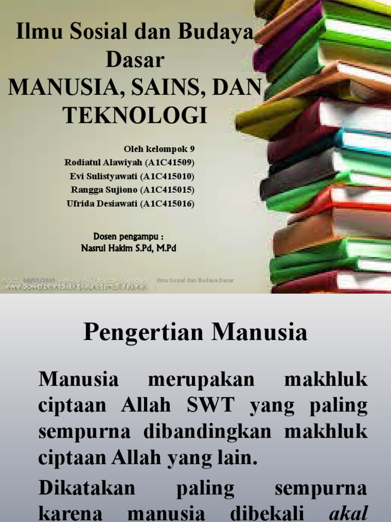 Ilmu Sosial Dan Budaya Dasar PDF