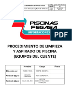 Proc. de Aspirado Con Equipo Del Cliente