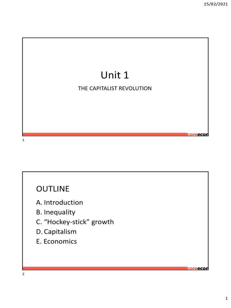 Capitalist Revolution and Economic Growth | PDF | Economic Growth ...