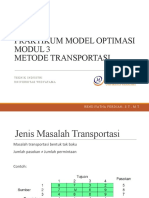 Modul 4-Metode Transportasi