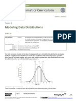 Mathematics Curriculum: Modeling Data Distributions