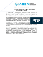 Texto para Publicar en Página Con Agenda y Ponencia de P. Viera