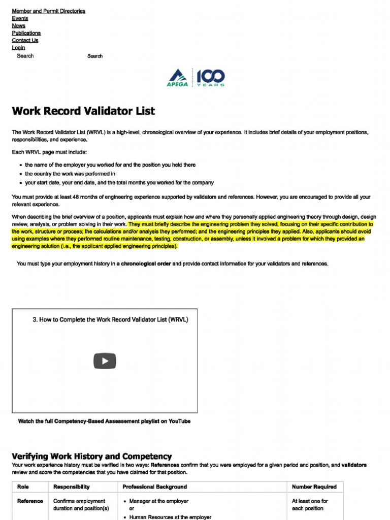 work-record-validator-list-apega-pdf-engineering-design
