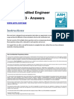 ARM Accredited Engineer Mock Test 3 - Answers: Instructions