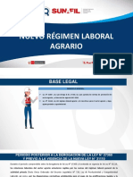 Nuevo Regime Laboral Agrario - Sunafil 11012020