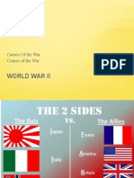 World War Ii: Causes of The War Course of The War