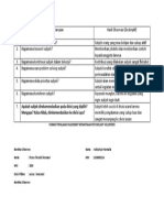 Apakah Subjek Direkomendasikan Pada Divisi Yang Dipilih? Mengapa? Kalau Tidak, Direkomendasikan Ke Divisi Apa?