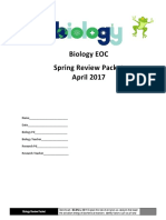 2017 Spring Break Bio EOC Prep Packet - 1