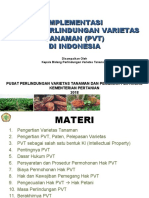 Implementasi Sistem PVT Di Indonesia Oleh Kepala Bidang PVT