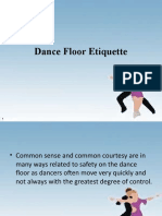 Dance Floor Etiquette