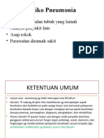 Faktor Risiko dan Tingkatan Pelayanan Geriatri untuk Pneumonia