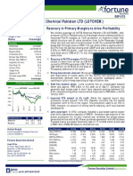 LOTTE Chemical Pakistan LTD (LOTCHEM) : Recovery in Primary Margins To Drive Profitability