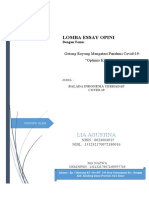 Caleg Parlemen Remaja 2020 - Lia Agustina - Dapil Ii Jawa Barat