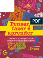 Cform Pensar Fazer Aprender 3oano Lingua Portuguesa e Matemática Web