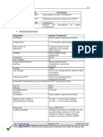 Employer's Requirements for Inverter Transformers