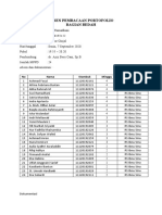 Absen Pembacaan Portofolio Suci Ramadhani