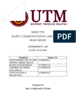 AM MODULATION EXPERIMENT REPORT