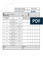 Check List Diario Limpieza y Desinfección