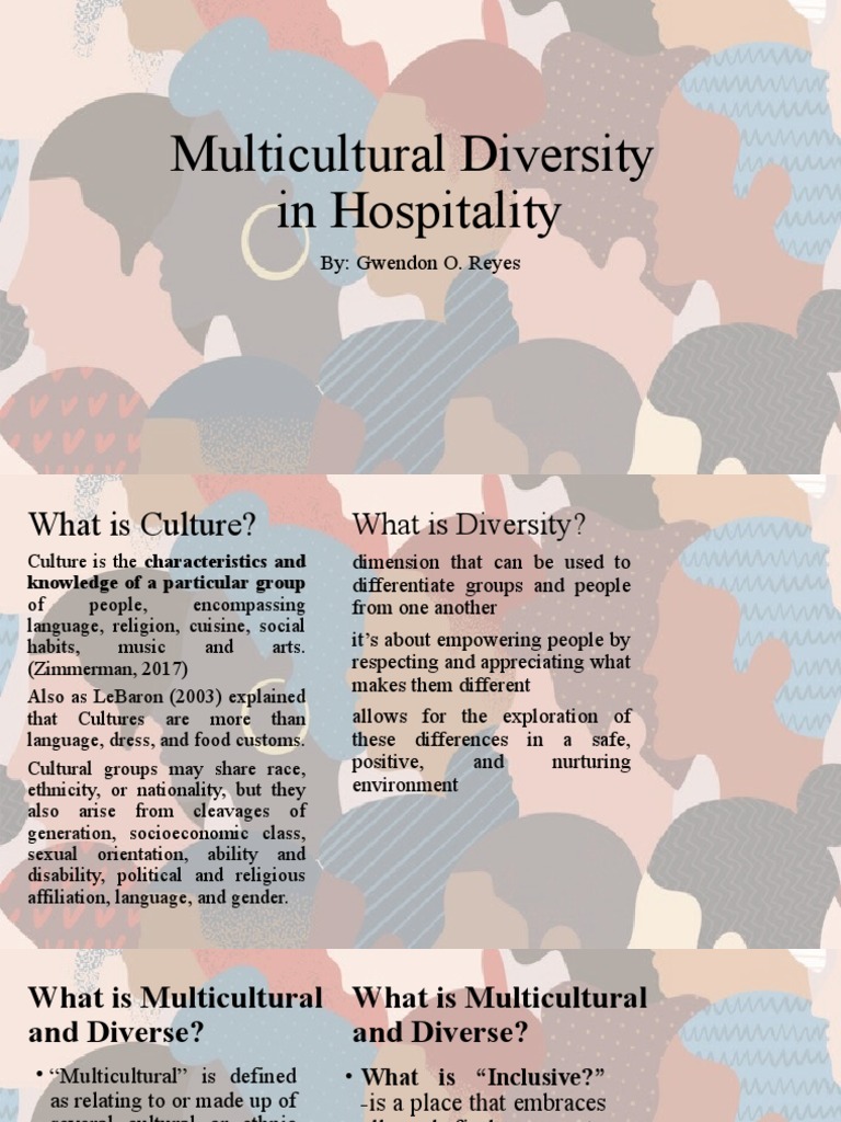Multicultural Diversity in Hospitality | PDF | Multiculturalism ...