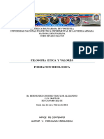 1.- FILOSOFIA ETICA Y VALORES. INFORME. UNIDAD 5. FORMACION IDEOLOGICA THAYLOR HERNANDEZ.
