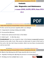 MCQ - Diagnosis and Testing of Vehicle