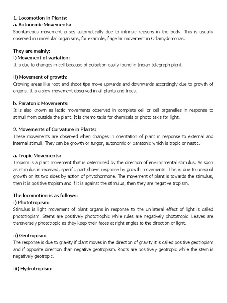 in Plants PDF Plant Physiology Plants