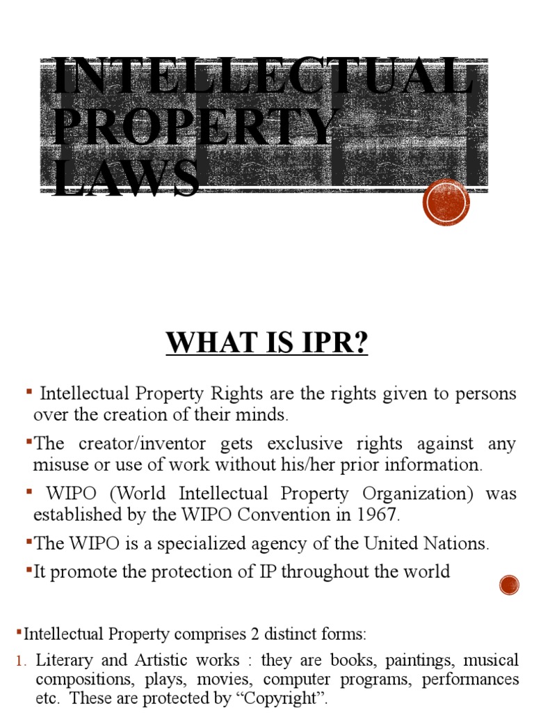 Module 2 Ipr Pdf Trademark Intellectual Property