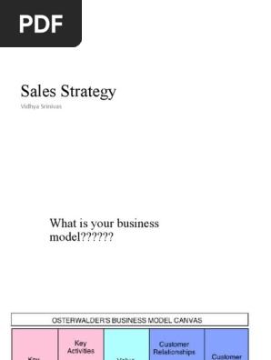Sales Strategy