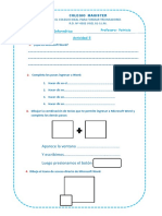 Actividad 5 Microsoft Word