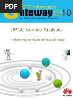 PCRF Information: UPCC Service Analysis