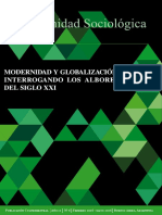 Catalano y Tottino (2016) Modernidad y Globalización. Una Perspectiva A Traves Del Turismo