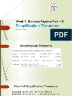 Week 5 Boolean Algebra Part B - 2021