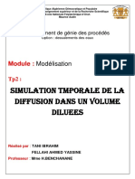 Simulation de Diffusion