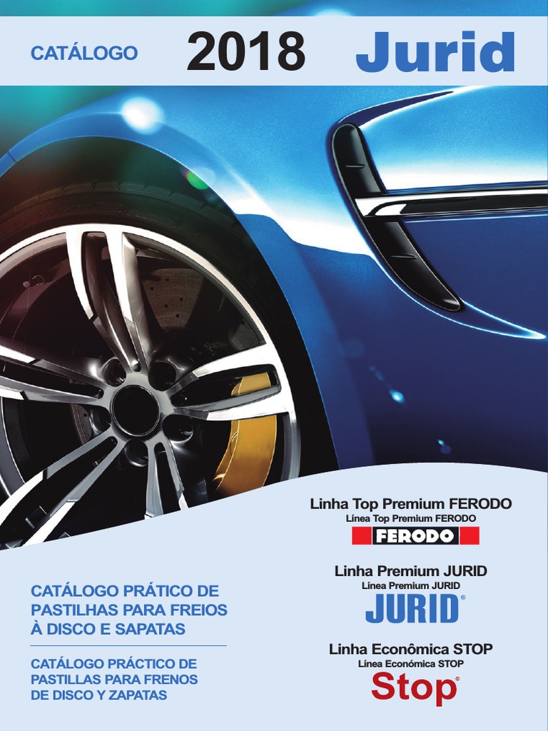 Catálogo de Pastilhas de Freio Jurid | PDF | Freio | Tecnologia de