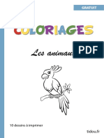 Coloriages Animaux 1