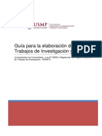 Guía Trabajo de Investigación - Planes de Tesis y Tesis