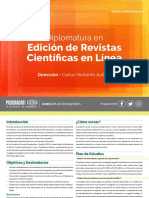 Diplomatura en Edición de Revistas Científicas en Línea