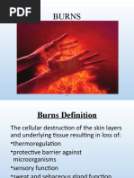 Comprehensive Burns Care Overview | PDF | Burn | Wound