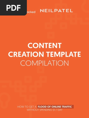 8 Content Creation Template
