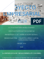 Proyecto Empresarial 2018