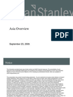 Asia Overview Morganstanley - Sep05