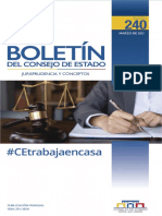 Boletín del Consejo de Estado - Jurisprudencia y conceptos - 240 (Abril de 2021)