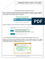 Instalação Shodô Versão 1.0.15 Versão 1