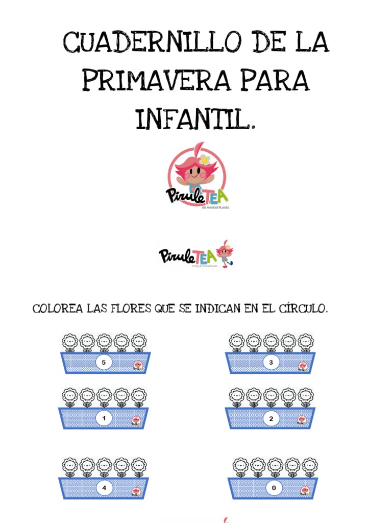 Cuadernillo de La Primavera para Infantil | PDF | Enseñanza de ...