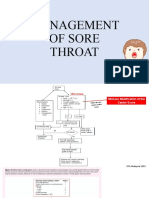 Management of Sore Throat