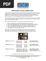 Fanuc 0 CNC Identification Sheet