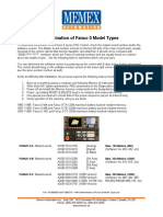 Fanuc 0 CNC Identification Sheet