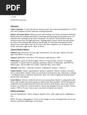 adult health - soap note 5