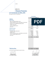 Estados Financieros Sodimac 2016